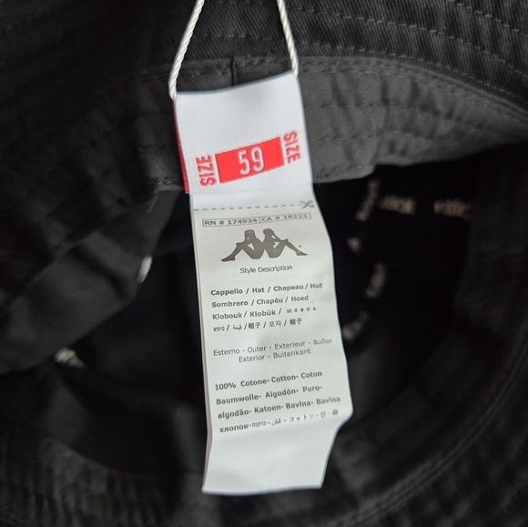 NWT - Kappa Adult Logo Banda Bucket Hat - Size 59/L - Picture 6 of 7